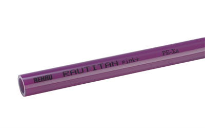 Труба Rehau Rautitan Pink Plus для отопления 20х2.8 мм, 1 м - фото 10115