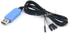 USB to TTL 4-pin Wire, Кабель преобразователь USB -TTL (1м) - фото 10371