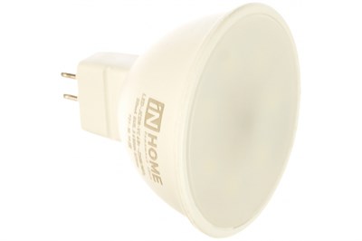 Лампа светодиодная JCDR-GU5,3-VC6Вт-230В-6500К-525лм IN HOME 4690612030739 - фото 4953