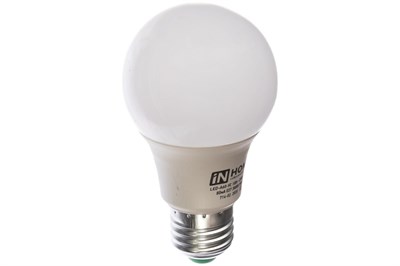 Лампа светодиодная A60-Е27-VC10Вт-230В-3000К-900Лм IN HOME 4690612020204 - фото 4954