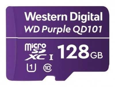 Карта памяти microSDXC UHS-I U1 WD Purple 128 ГБ, Class 10, WDD128G1P0C 2849 - фото 5905