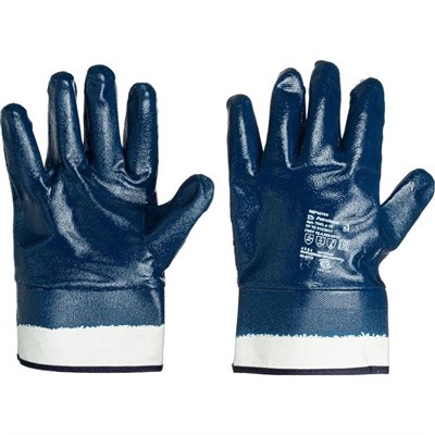 Нейлоновые перчатки STARTUL с нитриловым полным покрытием, р. 10, манжет крага ST7101-10 - фото 5943
