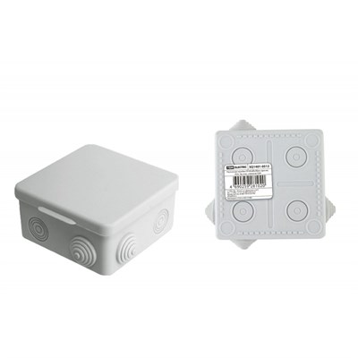 Коробка распаячная ОП 80х80х50 мм белая TDM SQ1401-0512 - фото 6620