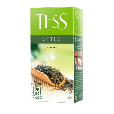 1253279 Чай Tess Style зеленый 25 пакетиков - фото 6826