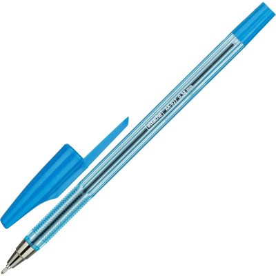 1258564 Ручка шариковая Attache AA-927 синяя (синий корпус, толщина линии 0.38 мм) - фото 7197