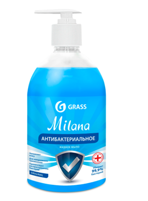 1537421 Мыло жидкое  антибактериальное Grass Milana «Original» 0.5 л - фото 7329