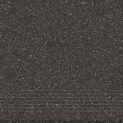 Керамогранит ступень Cersanit Mito Milton 298х298х8,5 мм темно-серый - фото 7495