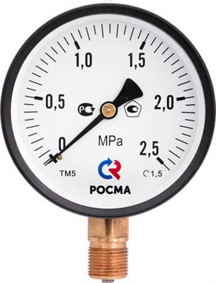 Манометр радиальный ТМ-510Р.00 (М2) ДК100ММ Росма 4081 - фото 7535