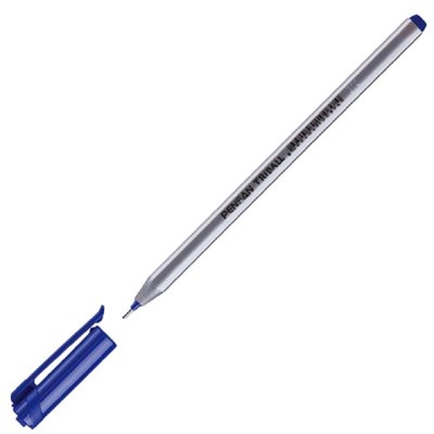 384831 Ручка шариковая одноразовая Pensan Triball синяя (толщина линии 1 мм) - фото 7719