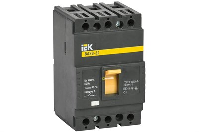 Выключатель автоматический 3п 125А 25кА ВА88-32 IEK SVA10-3-0125 - фото 8106