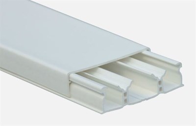 Кабель-канал 3-секц. 60х20 L2100 пластик DLPlus с перегородкой белый Legrand 030114 - фото 8371