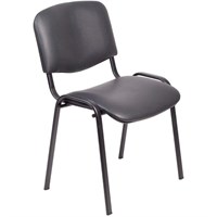 Стул офисный Easy Chair Rio Изо черный (искусственная кожа, металл черный) 1829066 5947