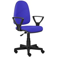 Кресло офисное Prestige O синее (ткань, пластик) 1743923