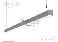 Подвесной светодиодный светильник LP33-1500 41Вт 4000К IP20  серый 6996