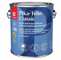 Краска для деревянных фасадов Tikkurila Pika-Teho Classic, матовая, база С, 7003