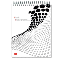 Блокнот Stenography А5 60 листов в клетку на спирали (145х203 мм) 28423