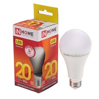 Лампа светодиодная A60-Е27-VC12Вт-230В-4000К 1080Лм IN HOME 4690612020242