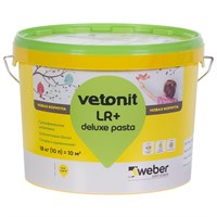 Шпаклёвка полимерная суперфинишная LR+deluxe pasta Vetonit