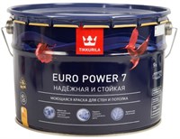 Краска ВД для стен и потолков моющаяся Euro Power 7 А Tikkurila цвет Venato 55 9 л