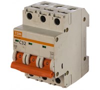 Выключатель автоматический модульный 3п C 32А 4.5кА ВА47-29 TDM SQ0206-0112