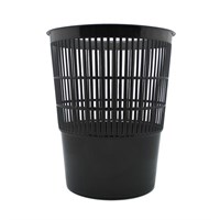 409803 Корзина для мусора 14 л пластик черная (27,5х33 см)