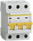 Выключатель автоматический модульный 3п C 20А 4.5кА ВА47-29 IEK MVA20-3-020-C - фото 5305