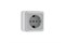 Розетка 1-м ОП Рим 16А IP20 защитная шторки белая EKF ENR16-028-100 - фото 5857