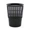 409803 Корзина для мусора 14 л пластик черная (27,5х33 см) - фото 8218