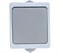 Проходной выключатель, 1 клавиша UNIVersal Аллегро IP54, серый 1276 - фото 9844